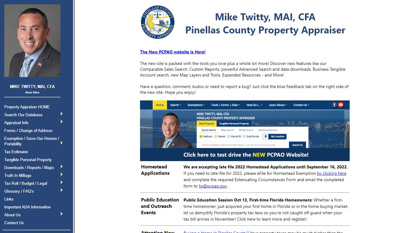 Pinellas County Property Appraiser - PCPAO